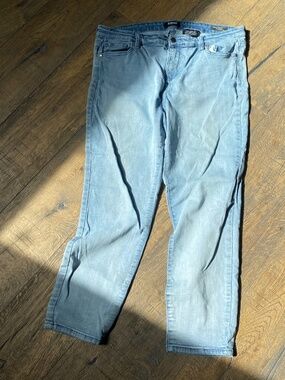 Buffalo David Bitton Aubrey Mid-Rise Ankle Grazer Jeans - Size 14